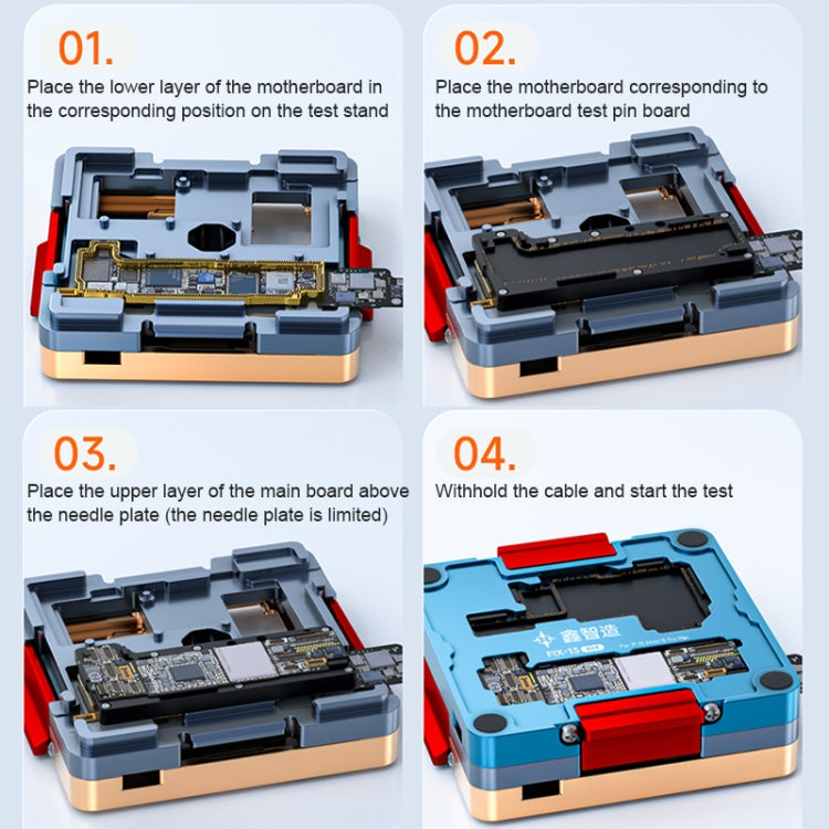 FIX-13 Layered Test Frame Motherboard Test Stand Fixture For iPhone 13 / 13 mini / 13 Pro / 13 Pro Max