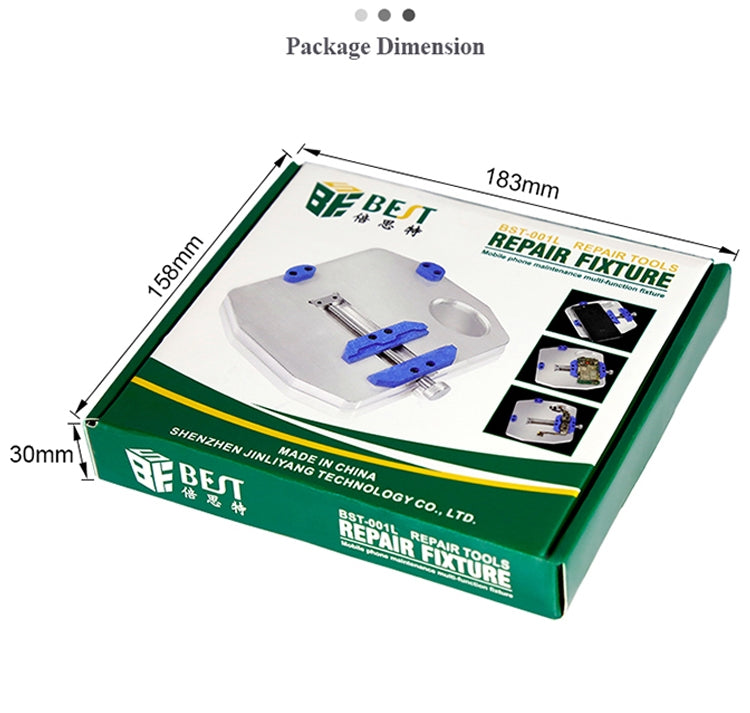 BEST BST-001L Aluminum Alloy Universal Motherboard PCB IC Chip Holder Fixture