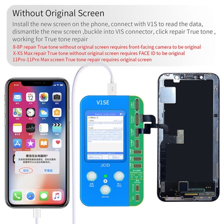 JC V1SE Testing Repair True Tone Board Adaptor For iPhone 12 Series / 13 / 13 mini / 14 / 14 Plus / 15 / 15 Plus