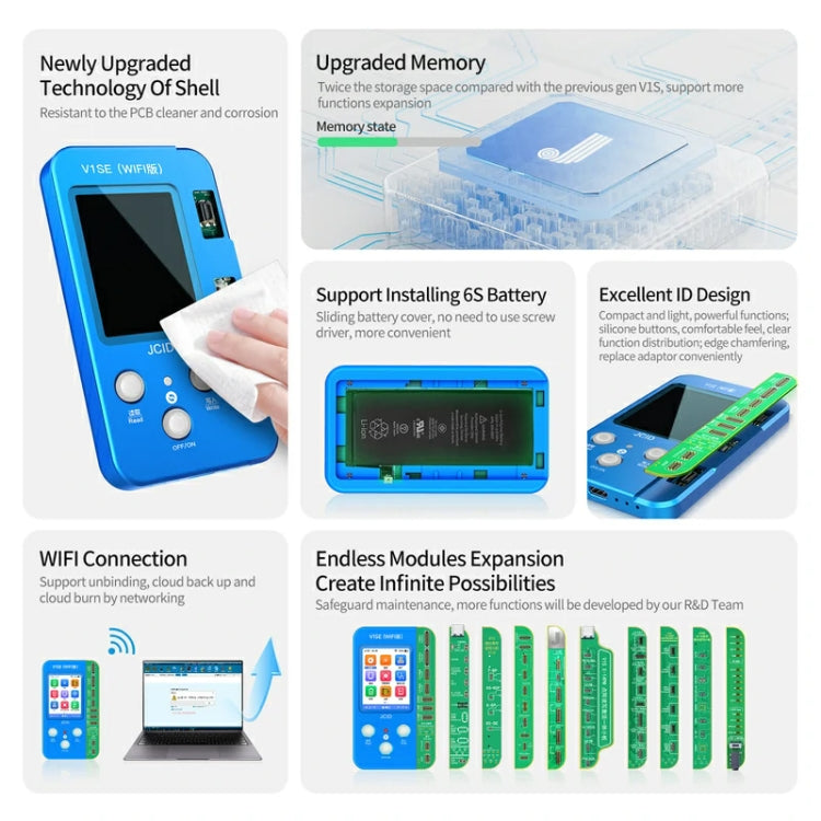 JC V1SE Mobile Phone Code Reading Programmer Set For iPhone
