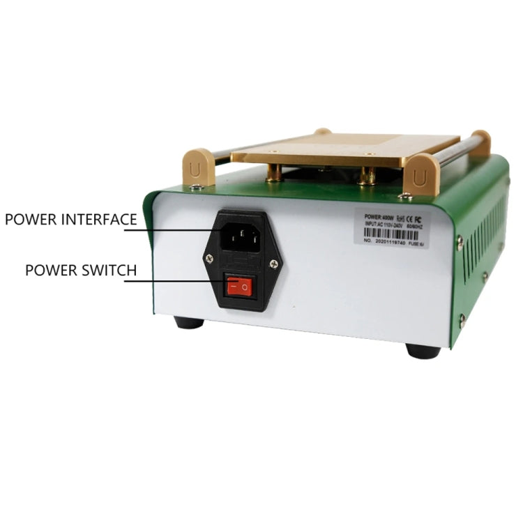 BST-B-856A AC 220V Electrical Vacuum Pump LCD Screen Separator, EU Plug