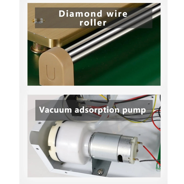BST-B-856A AC 220V Electrical Vacuum Pump LCD Screen Separator, UK Plug