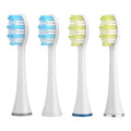 4 PCS D903/D904 Replacement Brush Heads for Mornwel D01(White)