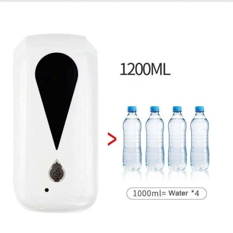 1200ML Wall-Mounted Touchless Automatic Infrared Sensor Drip Sterilization Dispenser(White)