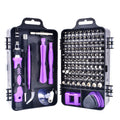 115 in 1 Precision Screw Driver Mobile Phone Computer Disassembly Maintenance Tool Set(Purple)