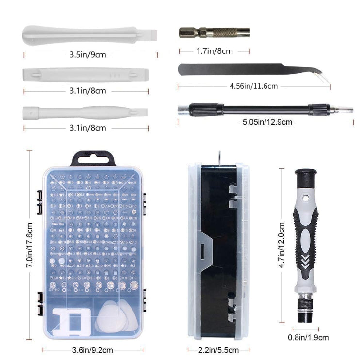 115 in 1 Precision Screw Driver Mobile Phone Computer Disassembly Maintenance Tool Set(Purple)