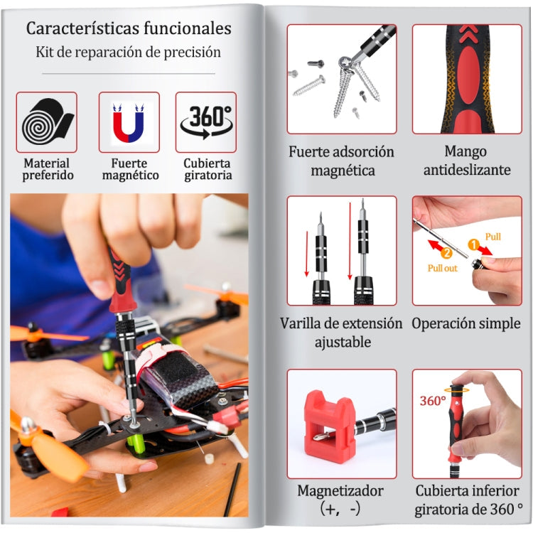 115 in 1 Precision Screw Driver Mobile Phone Computer Disassembly Maintenance Tool Set(Purple)