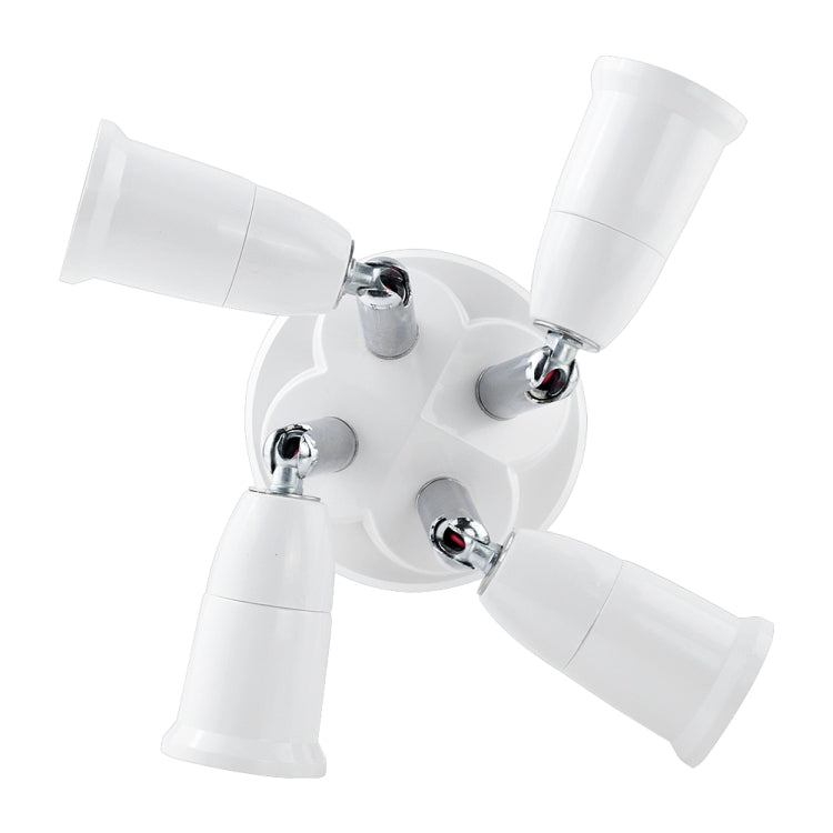 E27 to E27 Splitter Adjustable LED Light Bulb Holder Adapter Converter Socket Light Bulb Holder, type:2 In 1