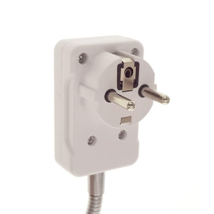 20CM AC 110-220V 6A E27 Bulb Holder Flexible Extension Converter Switch Adapter Socket(EU plug)