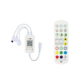 WiFi Smart 4 Pin RGB LED Strip Light Controller APP Remote Voice Control Works with Alexa Echo, 5-24V, type:WiFi 24-keys Controller