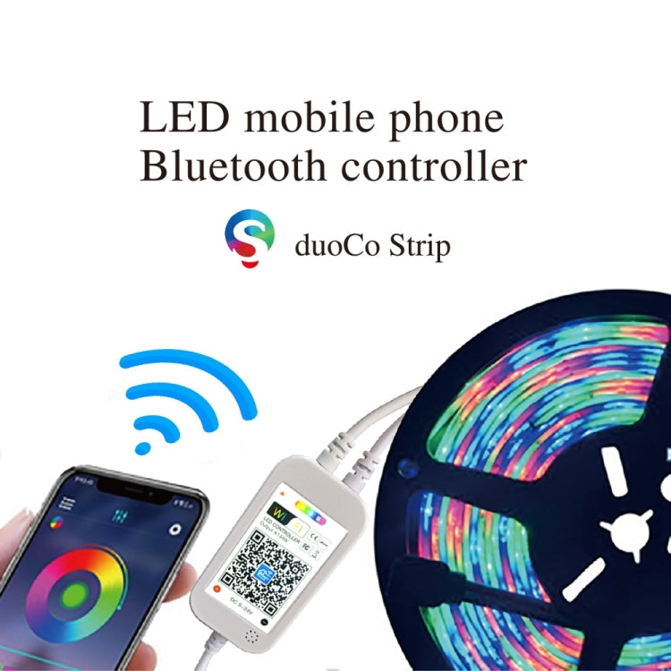 WiFi Smart 4 Pin RGB LED Strip Light Controller APP Remote Voice Control Works with Alexa Echo, 5-24V, type:WiFi 24-keys Controller