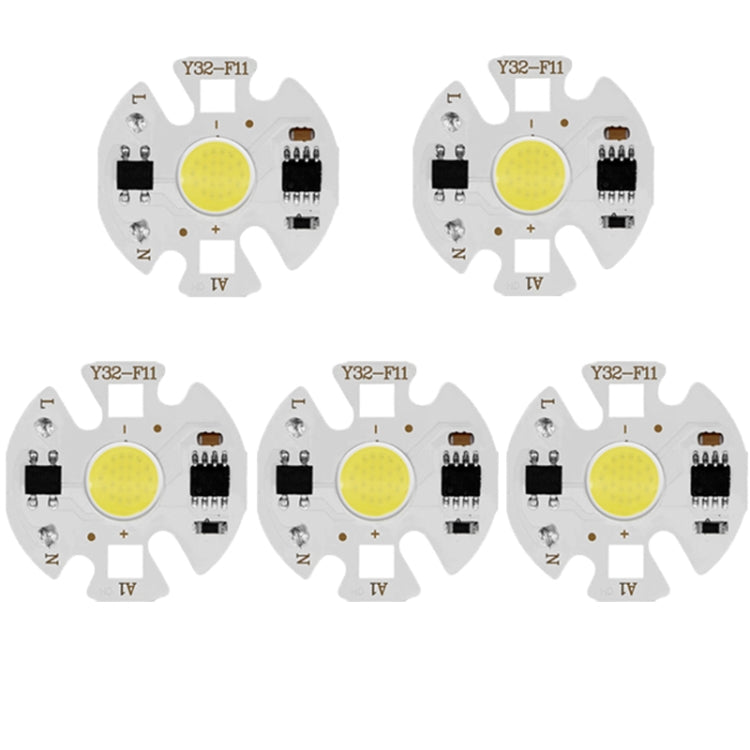 10 PCS COB LED Light Chip AC 220V LED Bulb Light Intelligent IC Driver Bulb Light DIY Spotlight Downlight Chip Outdoor Flood Light(10W(Cold White))