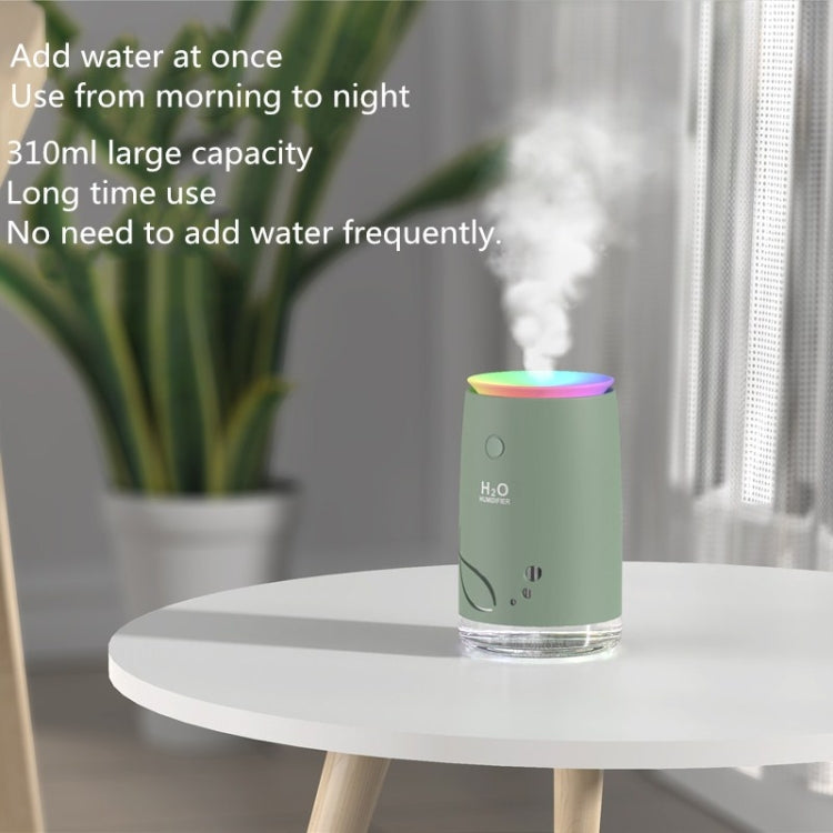 Concise Fish Pattern Mini Home Mute Bedroom Student Dormitory Office Portable USB Wireless Durable Humidifier(Red)