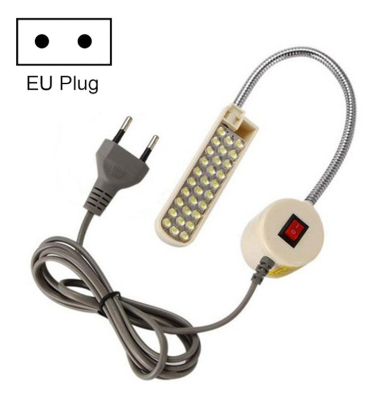 5W 30 LEDs Industrial Lighting Work Light Sewing Machine Light Household Sewing Machine Accessories, AC 220V, EU Plug