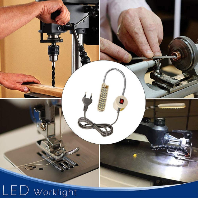 5W 30 LEDs Industrial Lighting Work Light Sewing Machine Light Household Sewing Machine Accessories, AC 220V, EU Plug