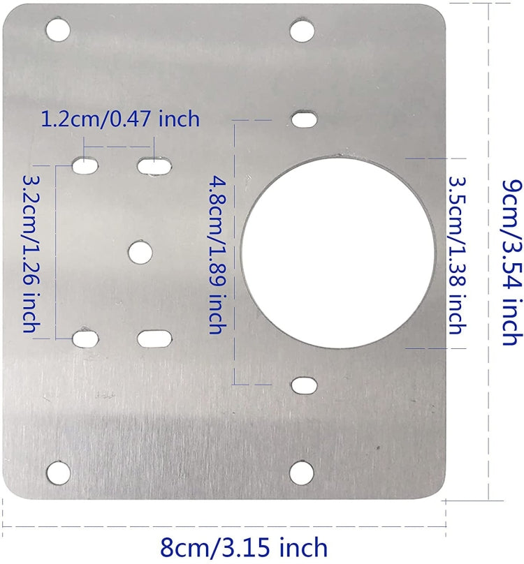 Hinge Repair Plate Cabinet Stainless Steel Hinge Repair Plate