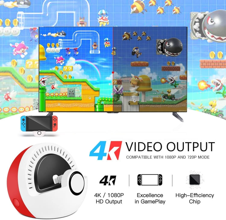 Multifunctional HDMI Charging Base Accessories For Nintendo Switch