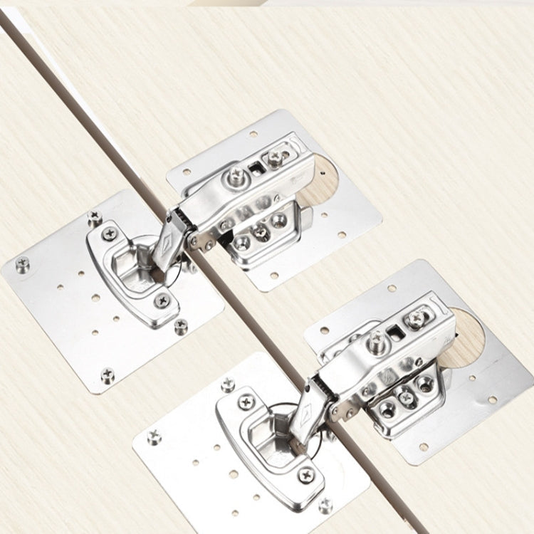 304 Stainless Steel Hinge Hydraulic Damping Mute Thickening Buffer Hinge (Set)