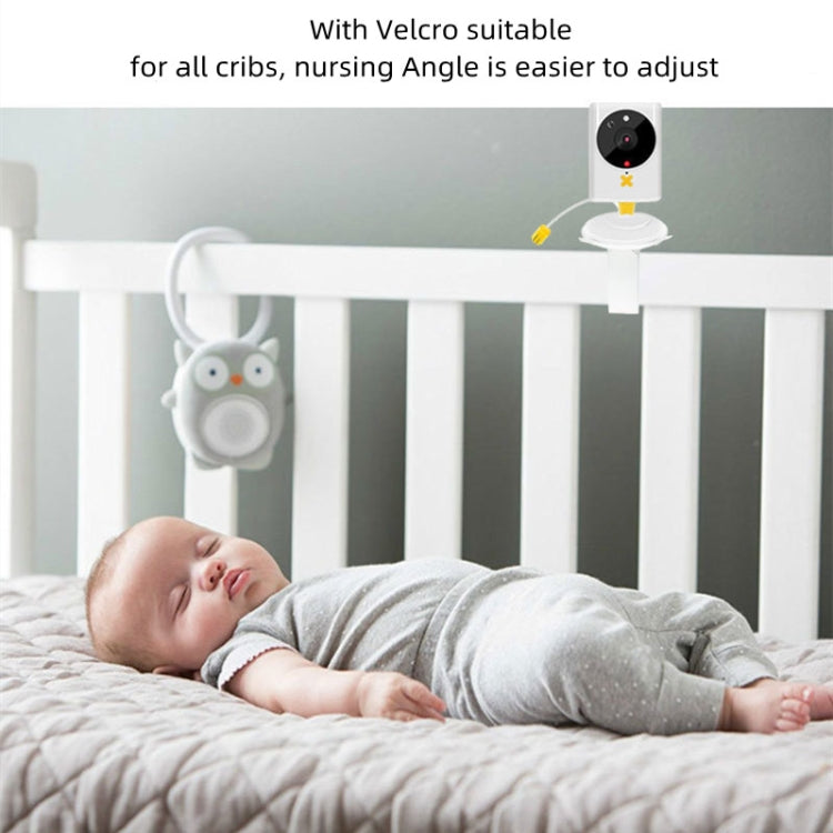 855P 2.4 inch Home Wireless Yellow Baby Monitor with Baby Surveillance Camera(UK Plug)