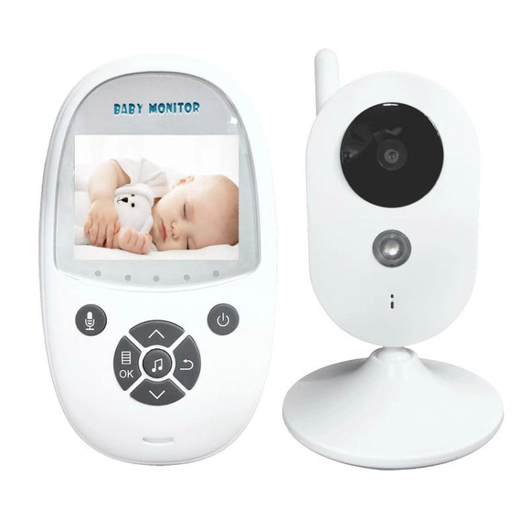 ZR302 2.4GHz Digital Video Smart Baby Monitor Night Vision Camera, Music Player, Two Way Intercom Function(UK Plug)