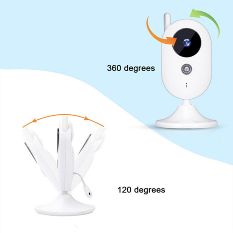 ZR302 2.4GHz Digital Video Smart Baby Monitor Night Vision Camera, Music Player, Two Way Intercom Function(US Plug)