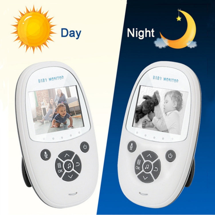 ZR302 2.4GHz Digital Video Smart Baby Monitor Night Vision Camera, Music Player, Two Way Intercom Function(EU Plug)