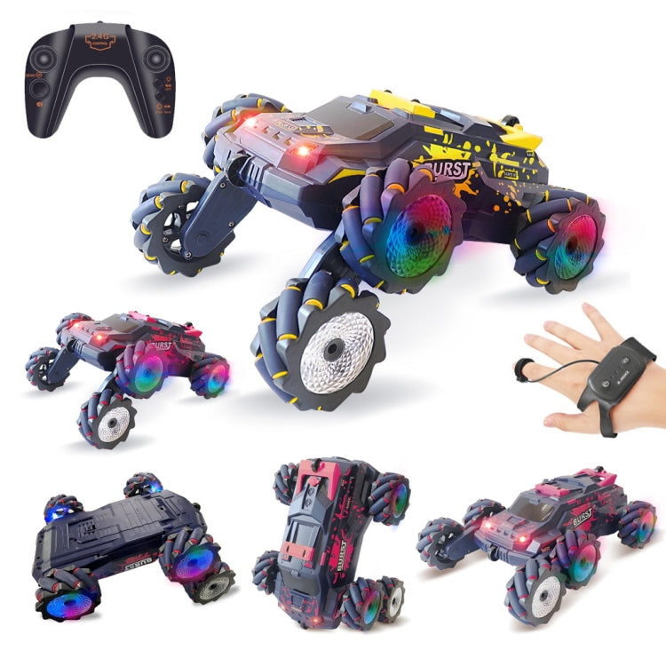 MoFun JC03P 2.4G Remote Control Six-wheeled Stunt Car, Specifications:Single RC(Red)