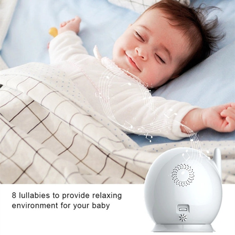 ABM100 4.3 inch Wireless Video Color Night Vision Baby Monitor 360-Degree Security Camera(EU Plug)