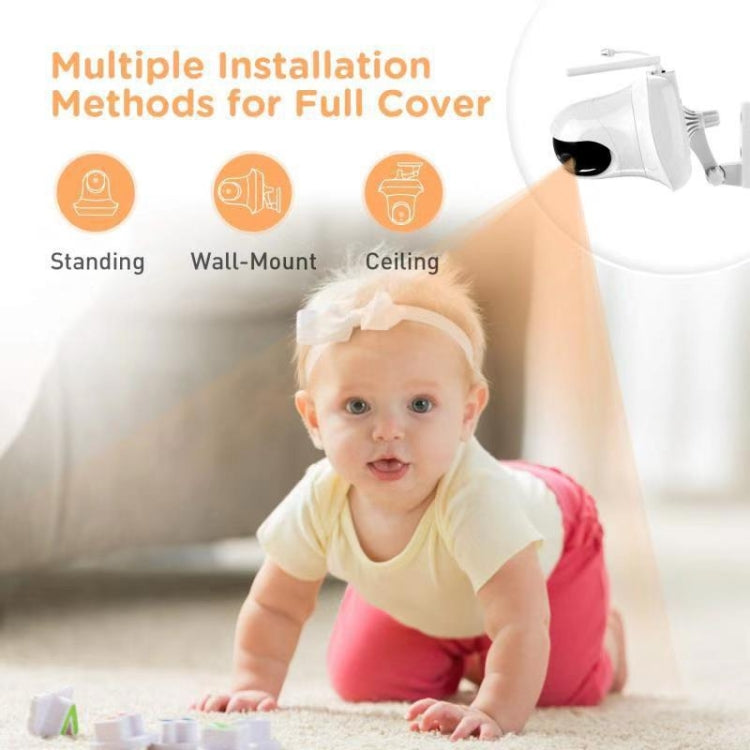 SM935 3.5 inch LCD Screen Wireless Video Baby Monitor Night Vision Two-Way Audio IP Camera(US Plug)