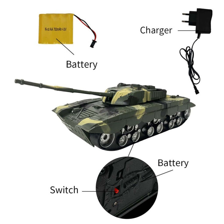 MoFun 369  Remote Control Tank 1:32 Four-way RC Vehicle(Blue)