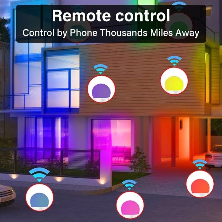 DP01 4pcs TUYA WiFi Smart Light Bulb 15W E26 E27 RGB + White + Warm White LED Bulb