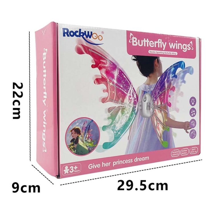 Rockwoo R01 DIY Electric Butterfly Elf Wings Toy With Light