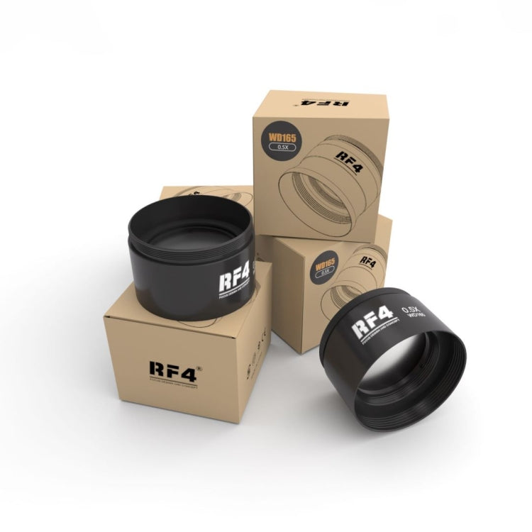 Ten-fold With Scale Microscope Wide-angle Eyepiece, RF4 0.5X microscope multiplier lens:600