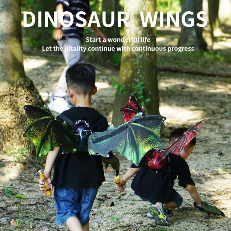 Rockwoo R02 Electric Dinosaur Wings with Lighting and Music(Red)