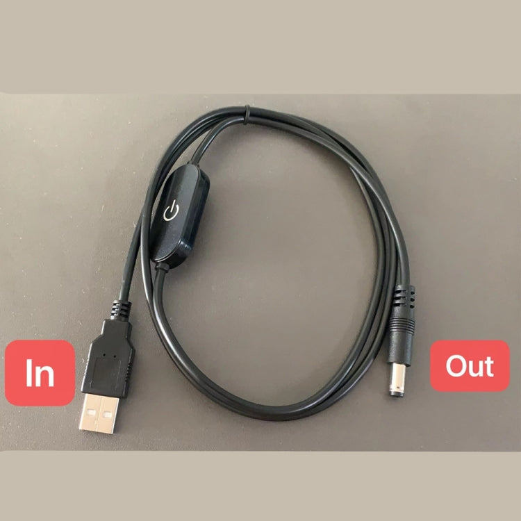 JUNSUNMAY 5521 to USB LED Touch Inline Dimmer Switch Controller for Single Color,Length 100cm