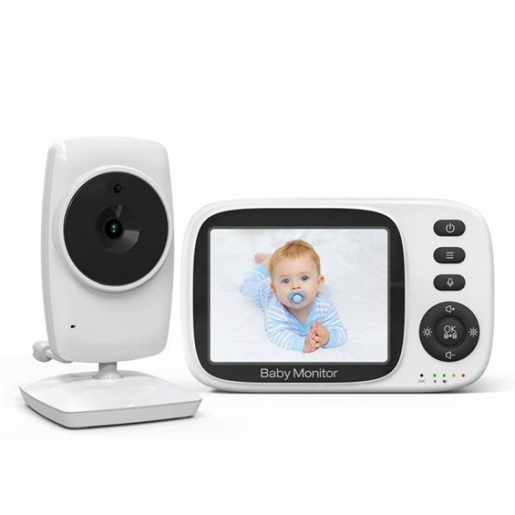 MC632A 2 Way Voice Talk Temperature Monitoring Baby Camera 3.2 inch Screen Baby Monitor(AU Plug)