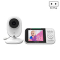 Temperature Detection 2 Way Voice Baby Security Video Camera 2.8-inch LCD Baby Monitor(EU Plug)