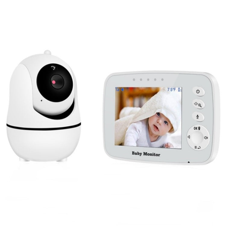 SM32PTA Two-Way Audio Night Vision Surveillance Camera 3.5 inch Baby Monitor(UK Plug)