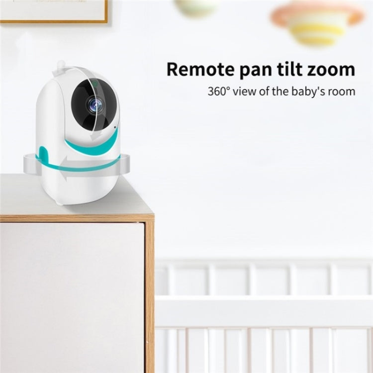 D031 2 Way Voice Built-in Lullabies Home Baby Security Camera 3.2-inch LCD Baby Monitor(EU Plug)
