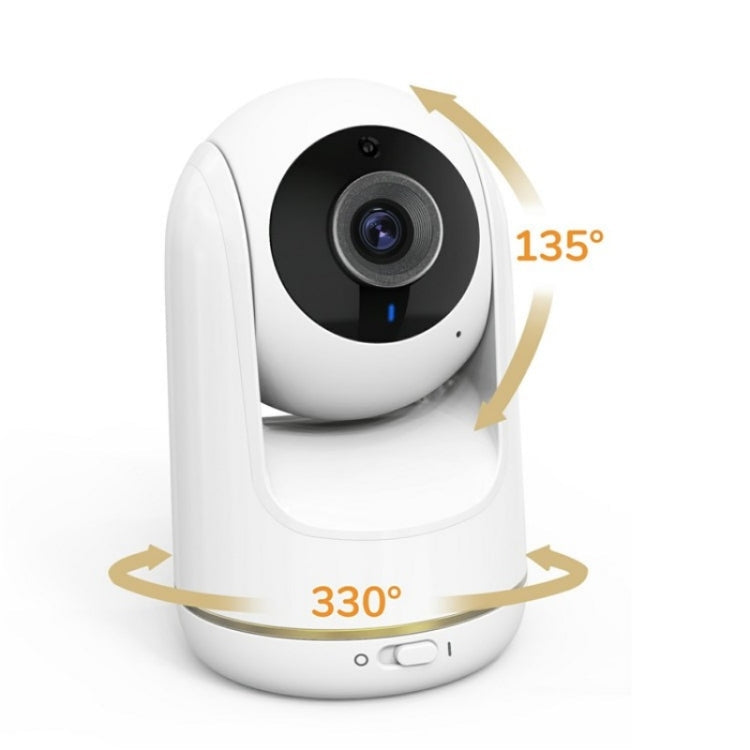 VB803 Built-in Lullabies PTZ Rotation HD Baby Security Camera 5-inch Baby Monitor(AU Plug)