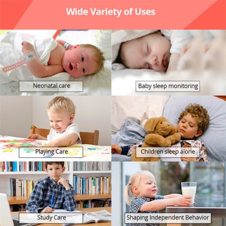 R306 Room Temperature Monitor Intercom Camera 2.0-inch Night Vision Wireless Baby Monitor(UK Plug)