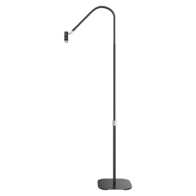 HD-AL10 UV Manicure Eyelash Beauty Floor Lamp Focus Adjustment Touch Dimming with Foot Switch, Plug:AU Plug(Black)