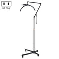 M50X For Lash Artists 20 inch LED Half Moon Light with Pulley Bracket Nail Skin Beauty Lamp(US Plug)