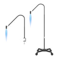 HD-AL20 Aluminum Alloy Beauty UV Lamp for Eyelash Extensions Nail Salon Foot Pedal Control(Black)