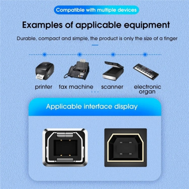 ADS-618 USB-C / Type-C Female to MIDI Male Electric Piano Printer Scanner Adapter(Grey)