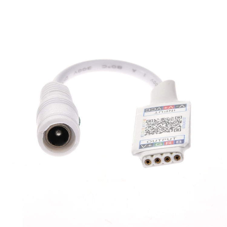 Mini RGB Bluetooth Controller Light Strip Controller For RGB LED Strip DC5V 12V 24V(Black)