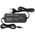 AC To DC Adjustable Voltage Power Adapter Universal Power Supply Display Screen Power Switching Charger EU, Output Voltage:3-12-5A