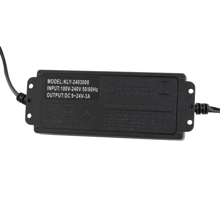 AC To DC Adjustable Voltage Power Adapter Universal Power Supply Display Screen Power Switching Charger EU, Output Voltage:3-12-5A