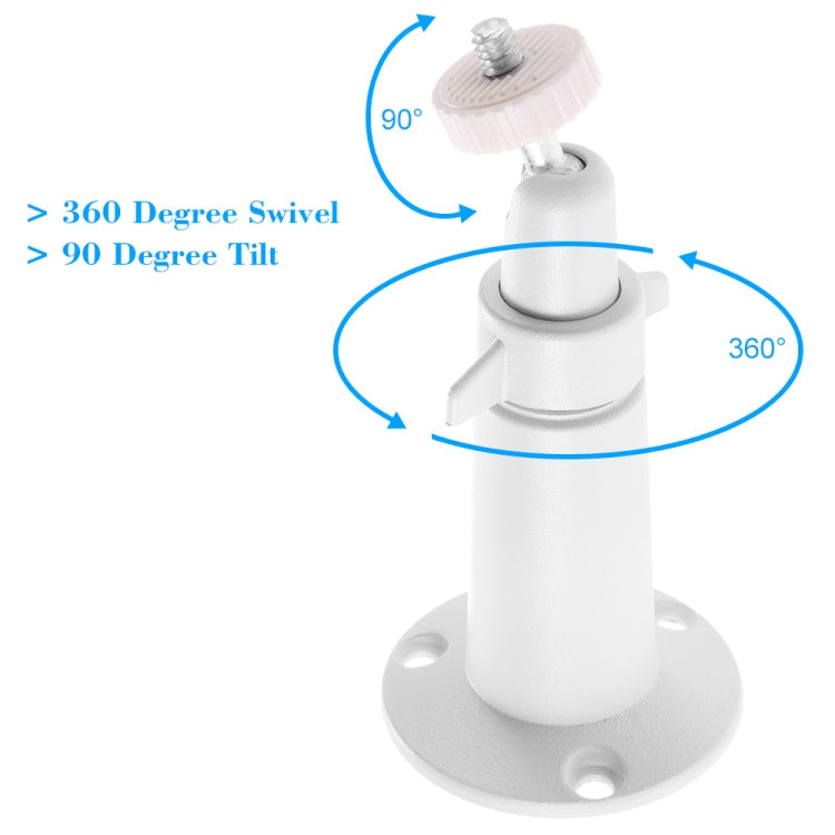 Metal Adjustable Mount Wall Table Ceiling Security Bracket Indoor Outdoor For Arlo/Arlo Pro Camera CCTV Accessories(white)