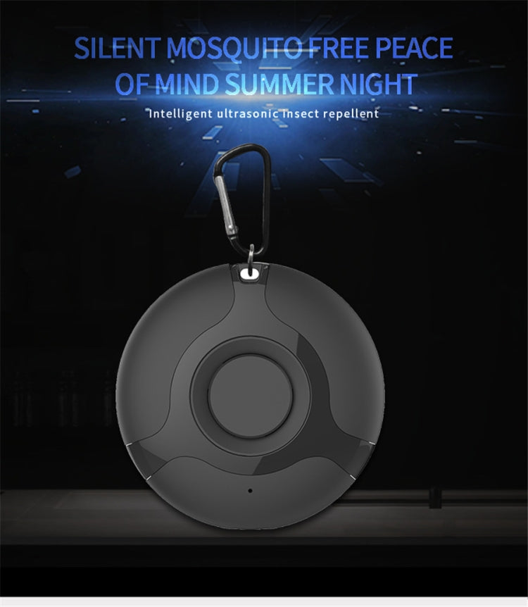Ultrasonic Mosquito Repellent Electronics Cockroach Spider USB Charging Smart Mosquito Drive(White)